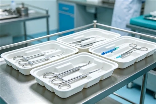 Medische gegoten pulpverpakkingen voor steriele, duurzame gezondheidszorgoplo...